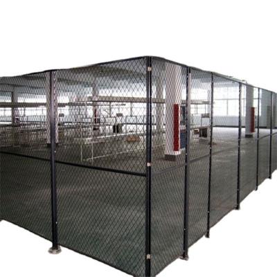 China High Quality Iron Steel Metal Fencing Welded Wire Mesh Panel Warehouse Perimeter Fencing Iron Factory Fence Gates for sale