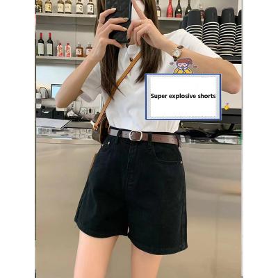 China QUICK DRY Slim All-match Sporty Female Casual Shorts Denim Shorts Women High Waist Jeans Shorts Customized for sale