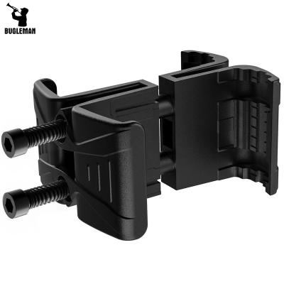 China Bugleman Mag Coupler With Spring Bolton Magzine Magazine Coupler Design For Faster More Efficient Speed ​​Reload Black for sale