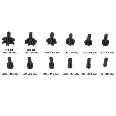 China 12pcs adapters included will fit almost all calibers from .17