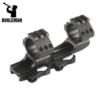 China Aluminum Alloy Bugleman Double Ring Cantilever Scope Bracket Scope Mounts 25.4mm/30mm Fast Version for sale