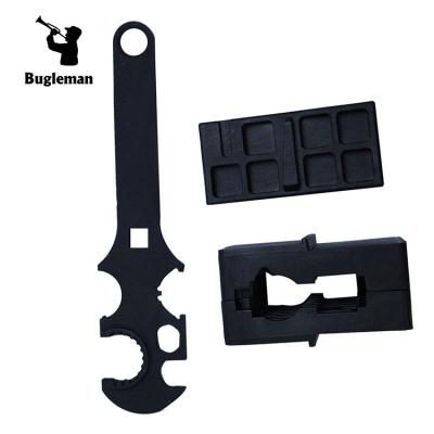 China 4140 Powder Coated Gunsmith Steel Wrench M4 M16 Block Vise Block Vise Heavy Duty Multifunction Gunsmith Bugleman AR15 Rifle Gun Tool Kit Smithing Tool Kit for sale