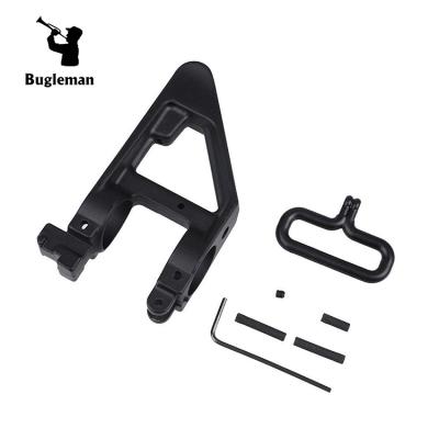 China Bugleman AR15 M4/M16 Front Triangle Sight Rifle Iron Lightweight Tactical Sight for sale