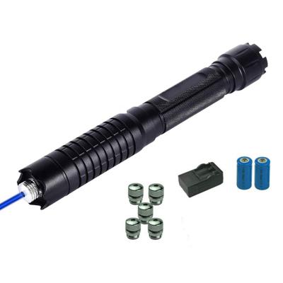 China Blue Laser Beam Indicator, Long Range High Power Blue Laser Burning Adjustable Focus With Handheld Light Outdoor Star Hunting L3 for sale