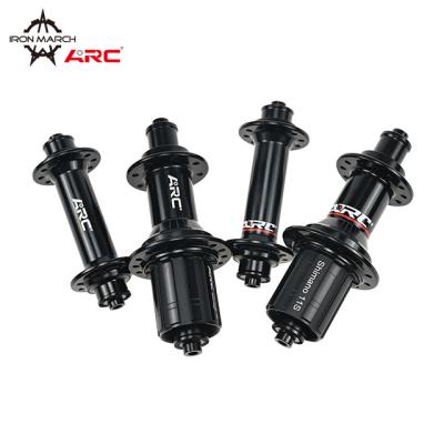 China Aluminum alloy ARC bicycle parts RT-010F/002R aluminum alloy road bike J-bend V brake road bicycle parts hubs for sale