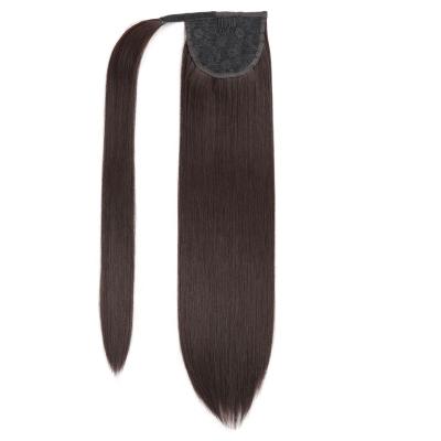 China High Temperature Silk Ponytail Hair Extension Invisible-Velcro Chemical Fiber Braid Wig Women's Ponytail Hair SMS-h122 for sale