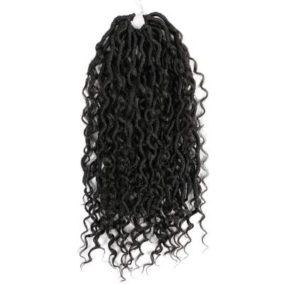 China Low Tempreture fiber 24strands river faux locs crochet hair tying synthetic fiber hair extension for sale