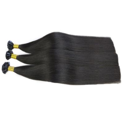 China Silky Straight Wave Popular Colors Flat Hair Extension Bundles Flat Tip Hair Extensions for sale