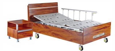 China Cold Rolled 2 Movements Homecare Hospital Bed With Mattress for sale