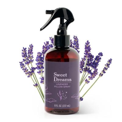 China Eco-Friendly Global Manufacturing OEM Essential Oil Natural Deep Sleep, Soothing Lavender Essence Pillow Mist Spray for sale