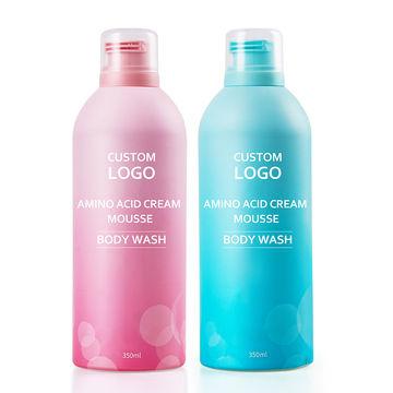 China Global Bubble Private Label Foam Shower Cream Body Wash Bubble Moisturizing Show Illuminating Gel for sale