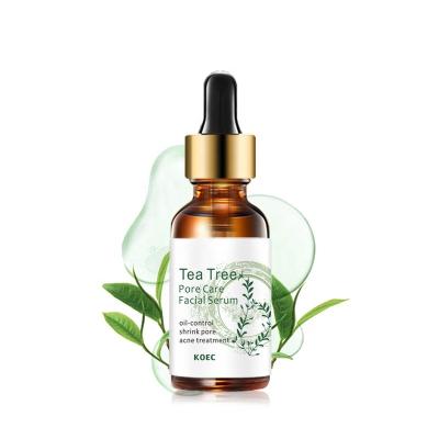 China Skin Revitalizer OEM Tea Tree Oil Face Serum Anti Blemish Anti Pimples Repair Blackhead Remover Skin Care Treatment Acne Serum for sale