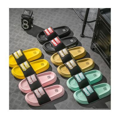 China Fashion Trend Hot Sale Slip On Slippers Good Quality Female Soft Easy Clean Slippers For Women for sale