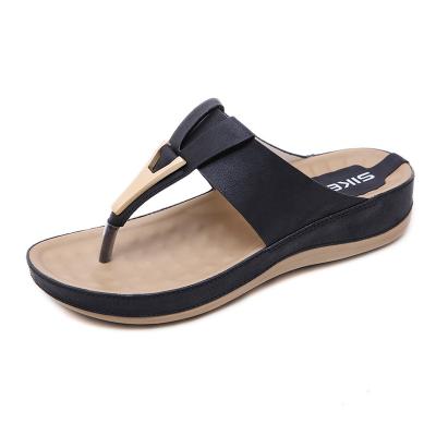 China Fashion Trend New Amazon Fashion Style Women Beach Sandals Comfortable Lightweight Casual Sandals For Women for sale