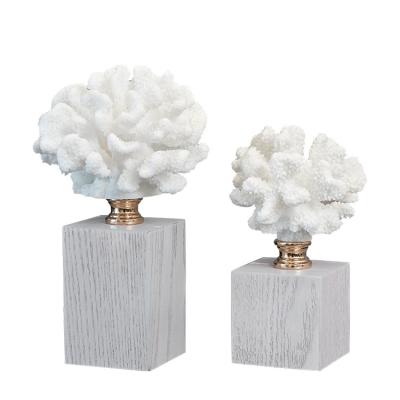 China Decoration home home ornaments resin coral indoor ornaments ornaments household office decoration modern handwork for sale