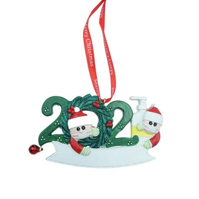 China 2021 Quarantine Personalized Ornaments Quarantine Personalized Ornaments Survivor Family Sanitized Christmas Ornaments 2021 Newcomers for sale