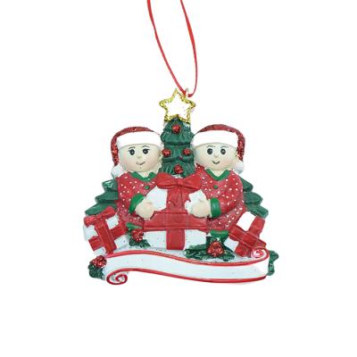 China 2020 Boys Personalized Ornaments Christmas Gifts 2020 Boys Personalized Resin Christmas Tree Hanging Ornament for sale