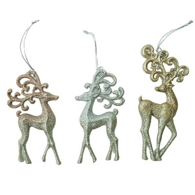 China TOP Christmas Reindeer Christmas Ornament Resin Ornament GRACE Hanging Deer Ornament for sale