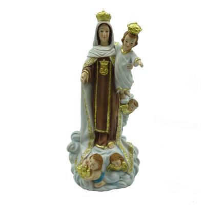 China Religious catholic saint statue mother Mary of Europe and baby Jesus for sale