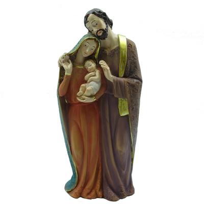 China Europe resin religious statue holy family for home decoration for sale