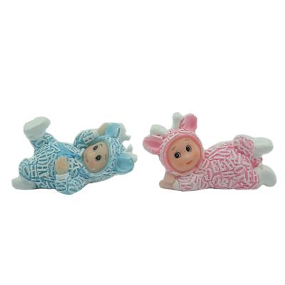 China Europe Polyresin Baby Newborn Products Baby Shower Decorative Figurines for sale