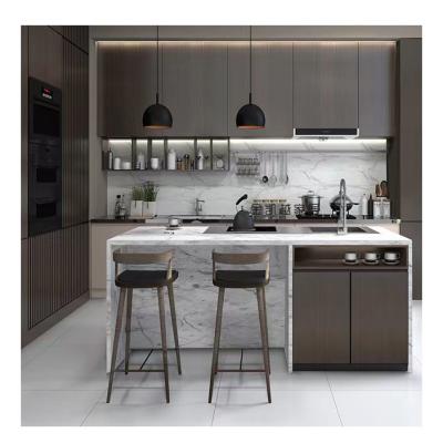 China Plywood Foshan Kitchens Lacquer Modern Smart Sideboards Italian Kitchen Furniture for sale