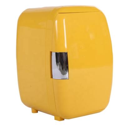 China Customized 16L Fridge Multifunctional DC AC Fridge Cute Mini Fridge No Noise DC12V AC110V Cooler And Warmer Small Fridge for sale