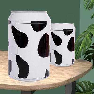 China DC AC Fridge Amazon Refrigerator Sells 11L Cute Cylinder Boxes Cooler And Warmer Box Personalized Small Fridge Mini Fridge For Fruits And Vegetables for sale