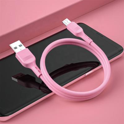 China Charge and transfer data quality supplier PVC 25MBS transmit data 1.2m 1.8m usb 3A to micro charging cables for android for sale