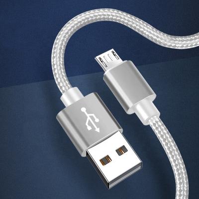 China Amazon Charge and Transfer Data Sell 1m 2m 3m 5V/2.4A 480Mbps 2.0 Nylon Braided USB to Micro Male to Male Fast Charging Data Cables for sale