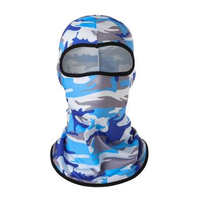 China Recycling polyester moisture wicking fabric light and multi-color balaclava and mountaineering hooded mask for three seasons for sale