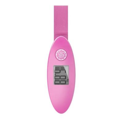 China Weight Measuring Mini ABS 40kg LCD Display Digital Luggage Scale Belt For Airport for sale