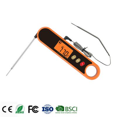 China Waterproof Temperature Lock Instant Read Electronic Food Cooking BBQ Digital Kitchen Oven Meat Thermometer for sale