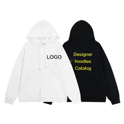 China Breathable Droma Catalog Wholesale High Quality Cotton Luxury Designer Hoodie Men Unisex Branded Custom Designer Hoodie For Men for sale