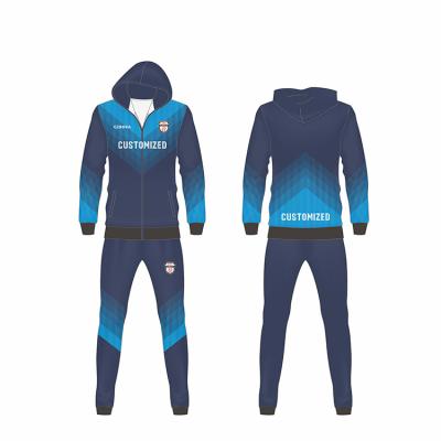 China Factory Wholesale Anti-UV Blue Color Quality Thailand Single Tracksuit Training Sweat for sale