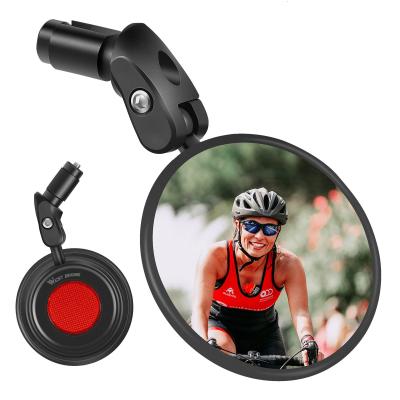 China WESTERN BIKE Cycling Mirror Handle Wide Range HD Bike Adjustable Blind Spot Mountain Reflector Bar WESTERN BIKE Plastic MTB for sale