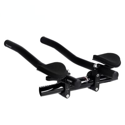 China Mountain Bikes Bike Rest TT Handlebar Clip On Aerobars Tri Bars MTB Tri Bars MTB Triathlon Extender Bars Cycling Rest Handlebar Road Air Bike for sale