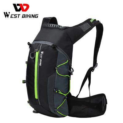 China Foldable WESTERN BIKING Bike Bag Sports Backpack Portable Folding Bicycle Hiking Water Bags Ultralight Waterproof 10L Mens Cycling Backpack for sale