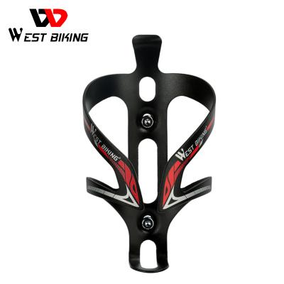 China CYCLING Aluminum Alloy MTB Gear Water Bottle WEST Fixed Water Bottle Holder Road Bicycle Bottle Holder Ultralight Mountain Bike Cage for sale