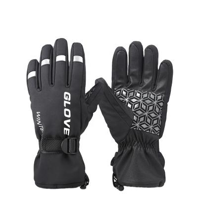 China Winter Washable Thermal Full Finger Touch Screen Cycling Waterproof Bike Bicycle Men Women Warm Windproof Reflective for sale