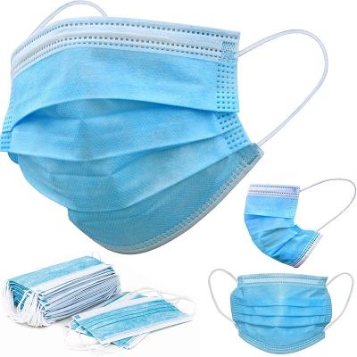 China Breathable Earloop Anti-dust Masks Type 3 Ply IIR Medical Disposable Face Mask For Personal Care for sale