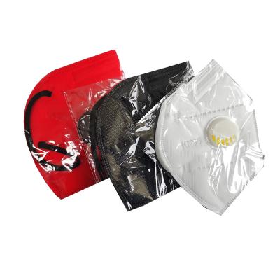 China All 5 Layers Colorful Nonwoven KN95 Face Mask With Breathing Valve for sale