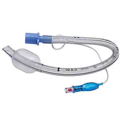 China Medical Care Hospital Use CE Approved Disposable Performed PVC Cuffed Endotracheal Tube Nasal Oral With Endotraqueal Balloon Tubo Intubacion for sale