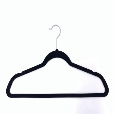 China Bathroom Factory Outlet High Quality Assembled Suit Coat Clothes Velvet Hangers Hanging Assembled Hanger for sale