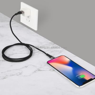 China Camera OEM ODM Type C to L Mobile Phone USB Cable Braided Laptop Cable 3a Fast Charging USB C to USB C Charger Cable for sale