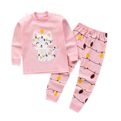 China 2021 New Arrival Amben Anti-Shrink Baby Clothes Wholesale Baby Clothes Sets 100% Cotton Wor Winter Pajamas Kids Casual Clothes Long Sleeve for sale