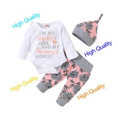 China AMBEN Anti-Shrink 4pcs Set Baby Summer Pattern Cotton Organic Canvas Baby Romper for sale