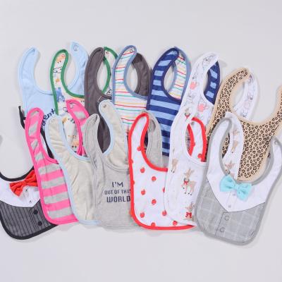 China Cute Toddler Baby Saliva Towel Cotton Fit Infant Casual Bibs OEM Factory Kids Baby Burp Cloths Feeding Burp Rags for sale