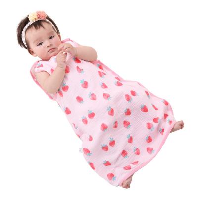 China Breathable High Quality 100% Baby Sleeping Bag Cotton Baby Sleep Sack Baby Sleeping Bag for sale