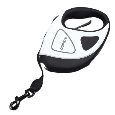 China Custom Amazon Top Seller Automatic Logo Lights Led Retractable Nylon Dog Leash Wholesale for sale